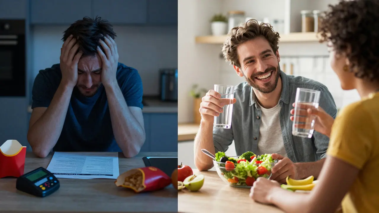 Kontroverze mezi rychlými dietami a udržitelným zdravým způsobem života.