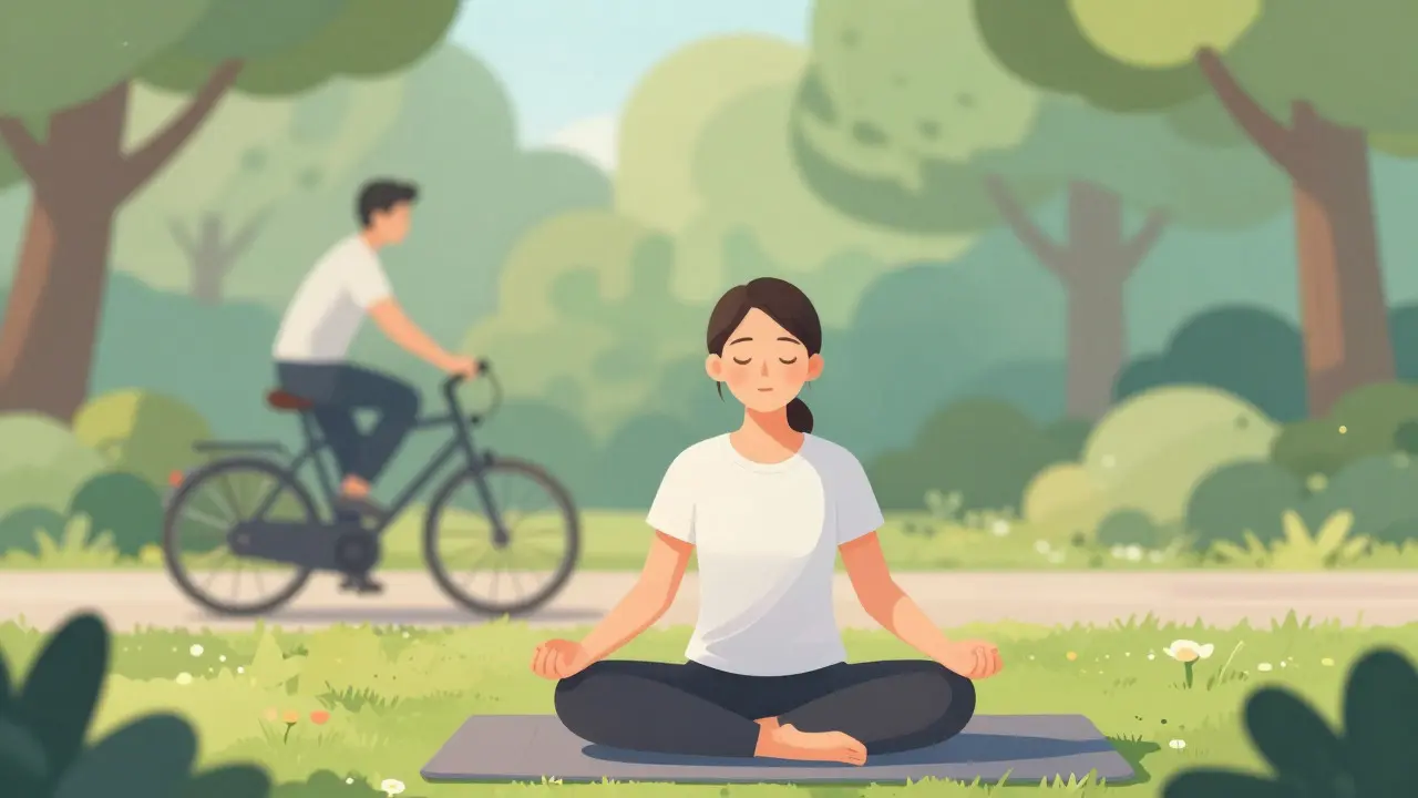 Meditace v přírodě a pohyb jako prostředky proti stresu